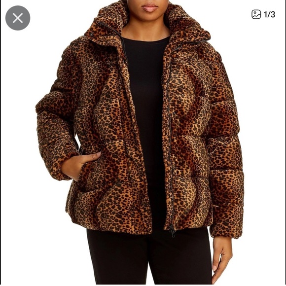 Unreal Fur Leopard Puffer Jacket - Picture 4 of 5